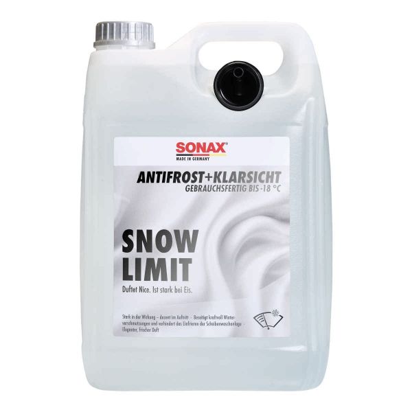 Зимна течност за чистачки SONAX SNOW LIMIT, готова за употреба до -18 °C , 3 л.
