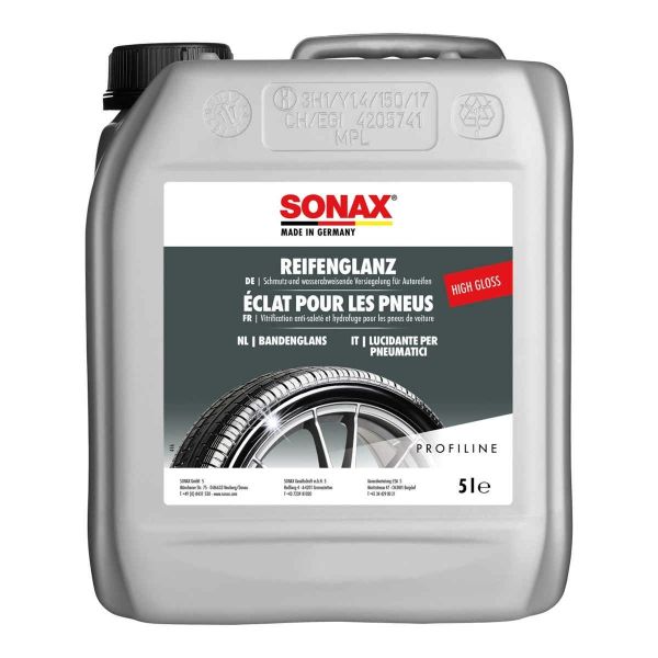Препарат за блясък на гуми SONAX PROFILINE REIFENGLANZ (TIRE GLOSS), 5 л.