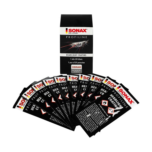 Керамично покритие за фарове с UV защита Sonax ProfiLine 10 броя