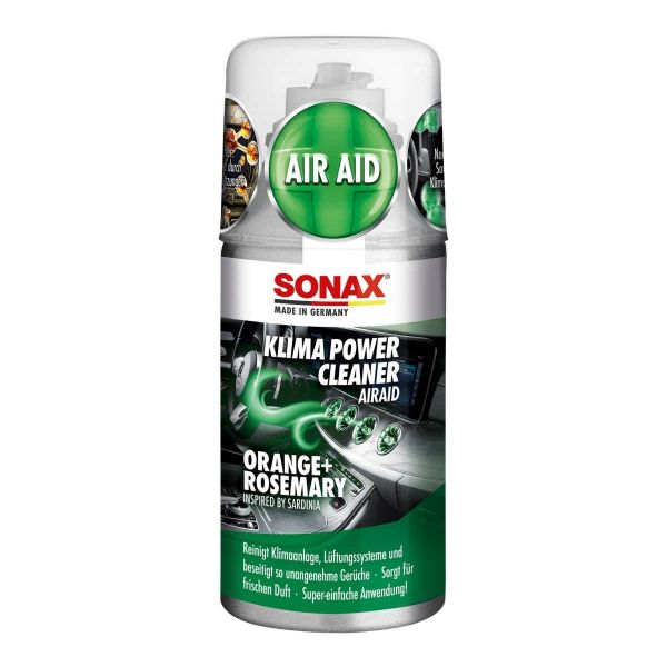 Спрей за почистване на климатик, портокал и розмарин SONAX Klima Power Cleaner Orange+Rosemary, 100 мл.
