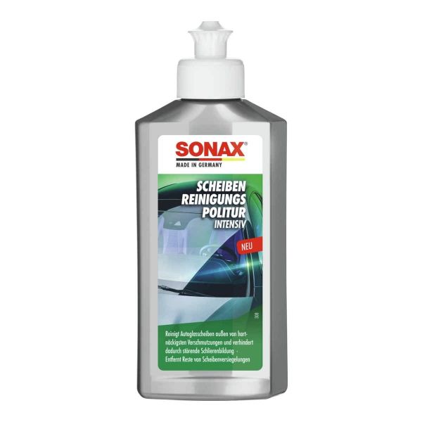 Интензивна политура за почистване на предното стъкло SONAX Glass Polish Intensive, 250 мл.