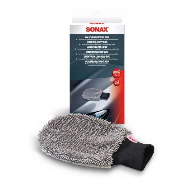 Ръкавица за външно измиване, двустранна SONAX WASHING GLOVE DUO