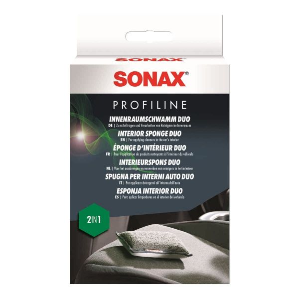 Дуо гъба за интериор SONAX PROFILINE InnenraumSchwamm Duo (Interior Sponge Duo)