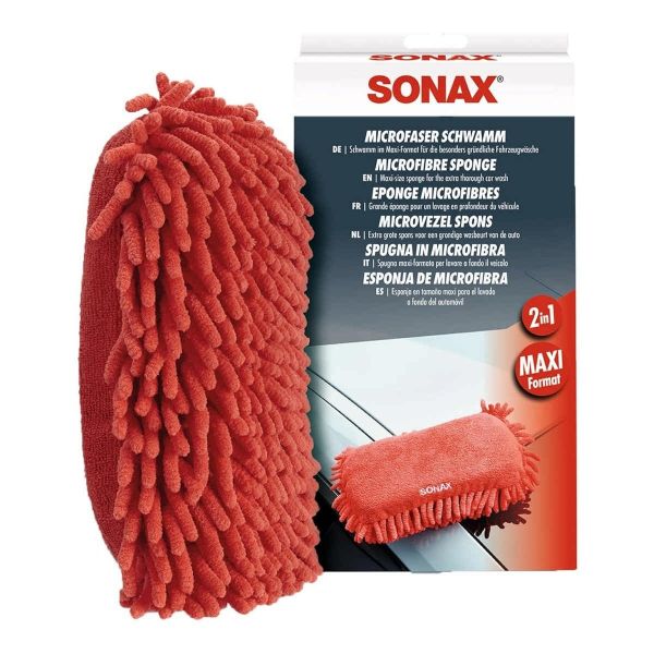 Микрофибърна гъба за външно измиване 2 в 1 Sonax