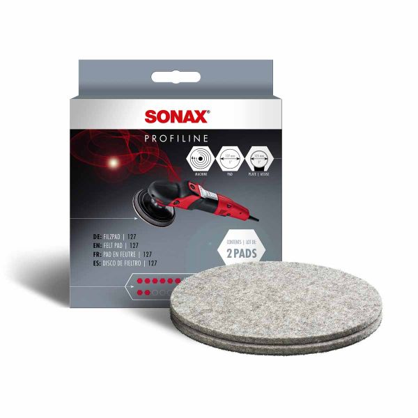 Гъба за полираща машина за стъкло 151 мм комплект 2 бр. Sonax