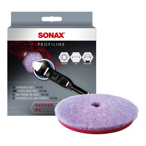 Хибридна вълнена гъба за полиране Sonax 143мм Dual Action