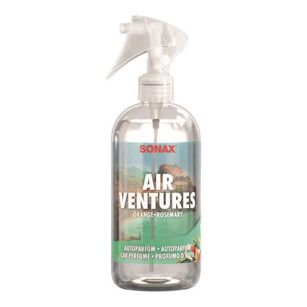 Спрей ароматизатор, портокал и розмарин SONAX AirVentures Orange+Rosemary, 300 мл.