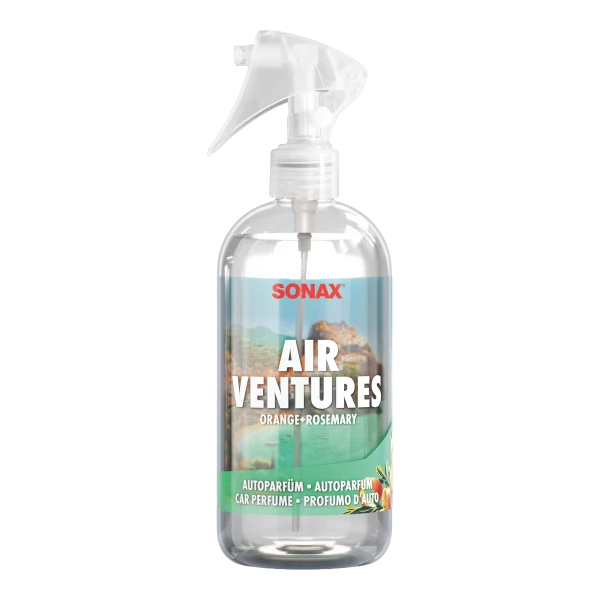 Спрей ароматизатор, портокал и розмарин SONAX AirVentures Orange+Rosemary, 300 мл.