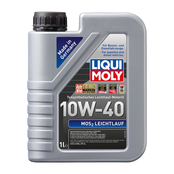 Liqui Moly Полусинтетично масло MOS2 LEICHTLAUF 10W40