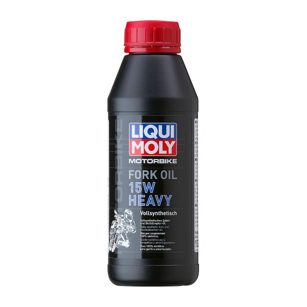 Масло за вилка на мотоциклет LIQUI MOLY Motorbike Fork Oil SAE 15W heavy, 500 мл. (Изтичащ срок на годност)