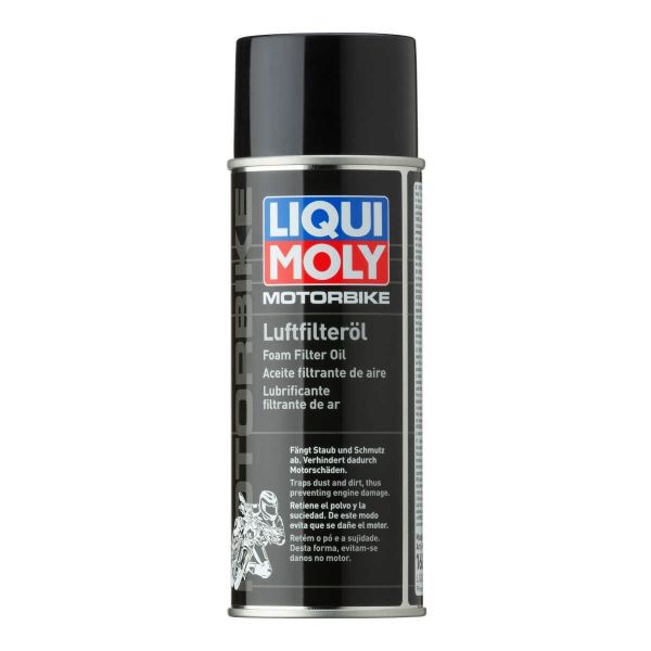 Спрей масло за въздушен филтър на мотоциклет LIQUI MOLY Foam Filter Oil, 400 мл.