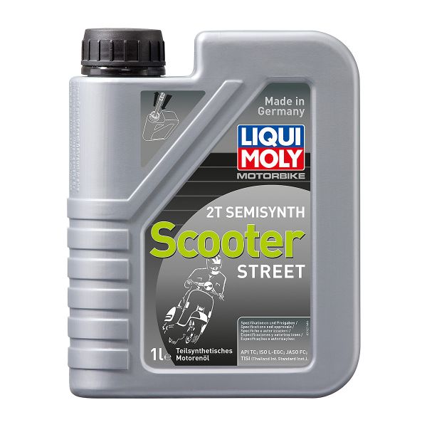 Liqui Moly Полусинтетично масло 2T Semisynth Scooter Street от 1 литър.