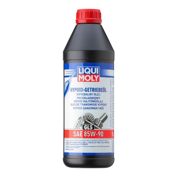 Хипоидно трансмисионно масло LIQUI MOLY Hypoid Gear Oil (GL5) SAE 85W-90, 1 л.