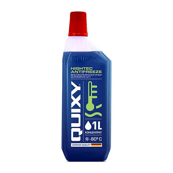 Антифриз G11 QUIXY, концентрат до -80 °C (син)
