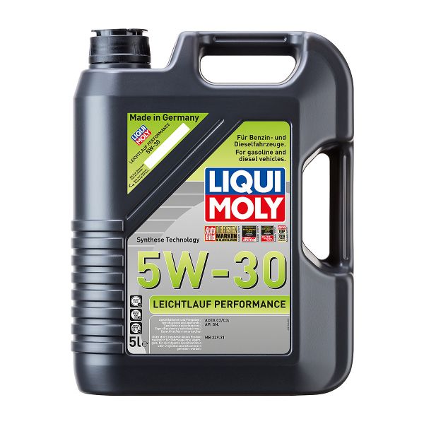 Масло синтетична технология LIQUI MOLY LEICHTLAUF PERFORMANCE 5W-30, ACEA C3, 5 л. (Изтичащ срок на годност)
