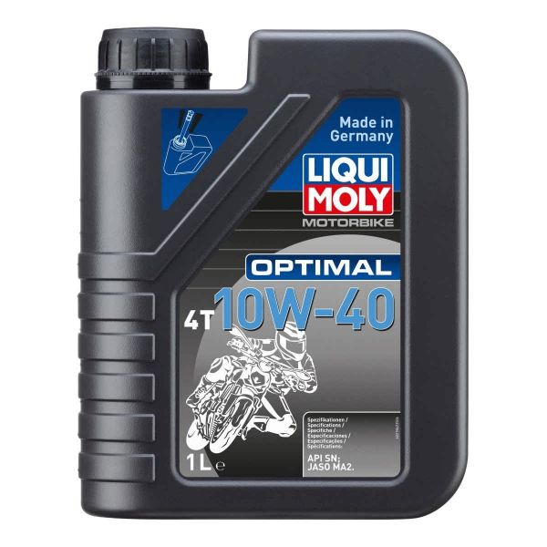 Минерално масло за мотоциклет LIQUI MOLY Motorbike Optimal 4T 10W-40, 1 л.