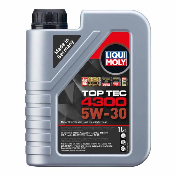 Liqui Moly Масло синтетична технология TOP TEC 4300 5W30