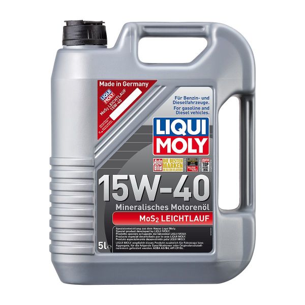 Минерално масло с Молибден (MoS2) LIQUI MOLY MoS2 LOW-FRICTION 15W-40, 5 л. (Изтичащ срок на годност)