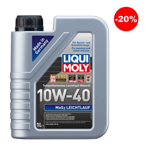 Масло полусинтетично Mos2 Leichtlauf 10W40 1 литър