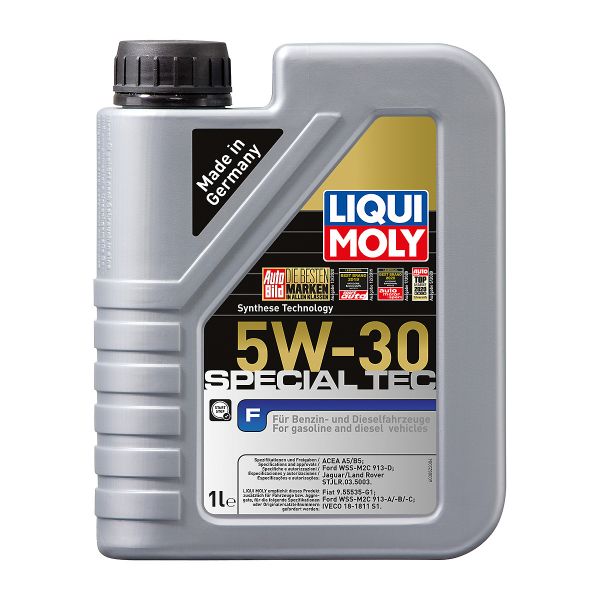 Масло синтетична технология LIQUI MOLY SPECIAL TEC F 5W-30, Ford WSS-M2C 913-D, Jaguar / Land Rover STJLR.03.5003