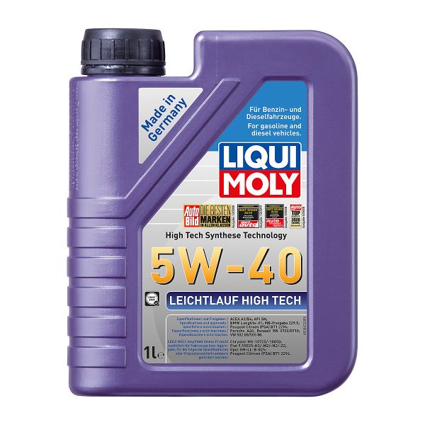 Масло синтетична технология LEICHTLAUF HIGH TECH 5W40 от 1 литър