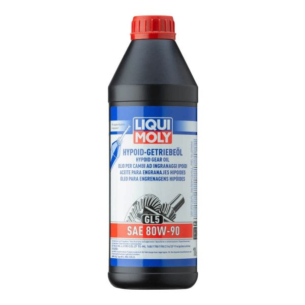 Хипоидно трансмисионно масло LIQUI MOLY Hypoid Gear Oil (GL5) SAE 80W-90, 1 л.