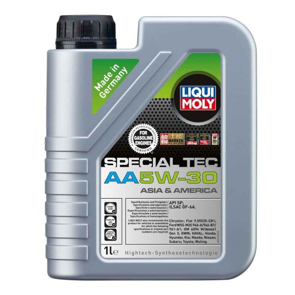 4 литрова туба с масло синтетична технология SPECIAL TEC AA 5W30 на Liqui Moly