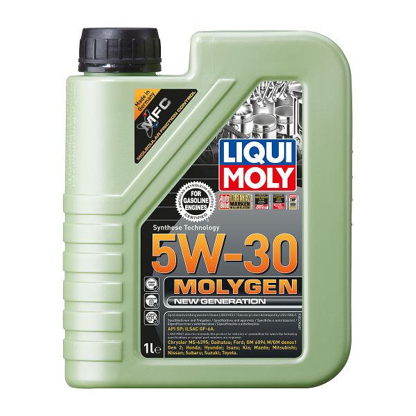 Туба на Liqui moly масло синтeтична технология MOLYGEN 5W30