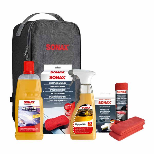 SONAX Wax and Shine | Комплект за екстериор с карнаубова вакса