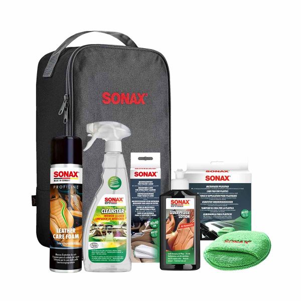 SONAX Maxi Leather Clean | Комплект за почистване на кожа и интериор